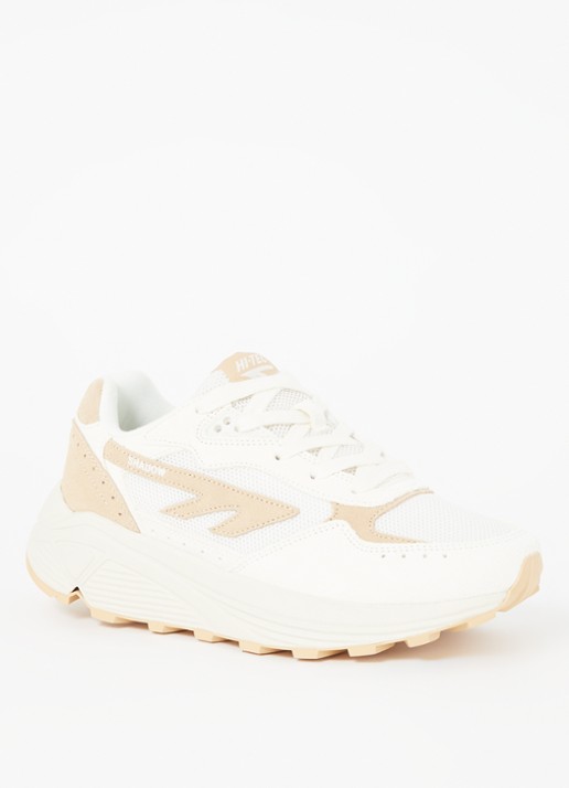 Hi-Tec HTS Shadow RGS sneaker met suède details - voorkant 4 creme