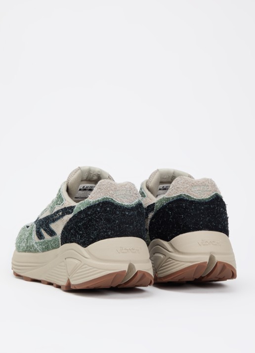 Hi-Tec HTS Shadow RGS sneaker met suède details - achterkant 5 legergroen