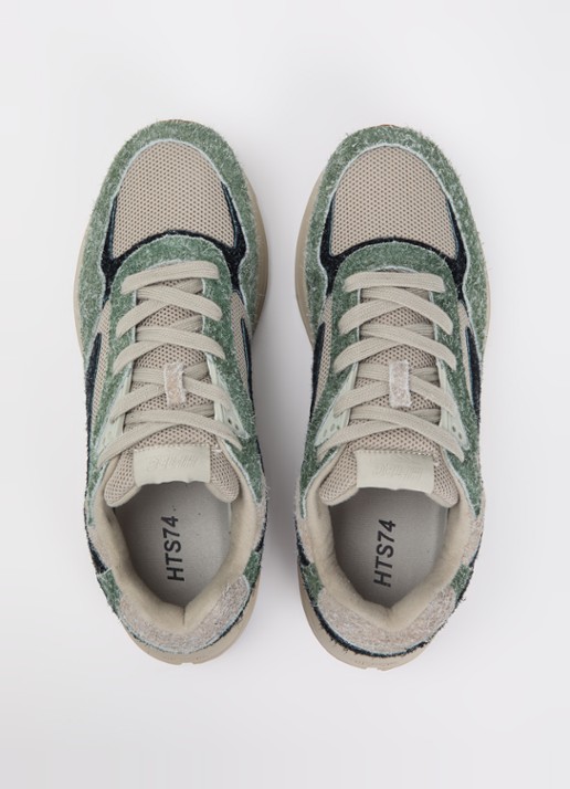Hi-Tec HTS Shadow RGS sneaker met suède details - detail 2 legergroen