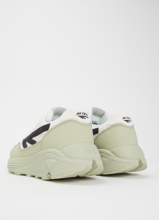 Hi-Tec HTS shadow RGS sneaker van mesh met details van suède  - achterkant beige