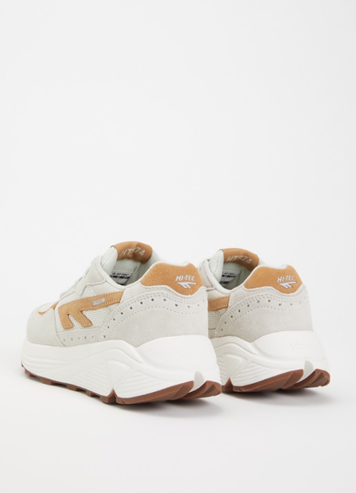 Hi-Tec HTS Shadow RGS sneaker van mesh met suède details - achterkant 5 creme