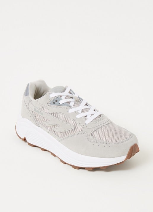 Hi-Tec HTS shadow RGS sneaker van mesh met suède details - voorkant 5 lichtgrijs