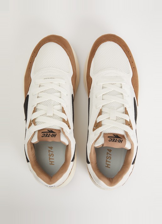 Hi-Tec HTS shadow RGS sneaker van mesh met suède details - detail 2 lichtbruin