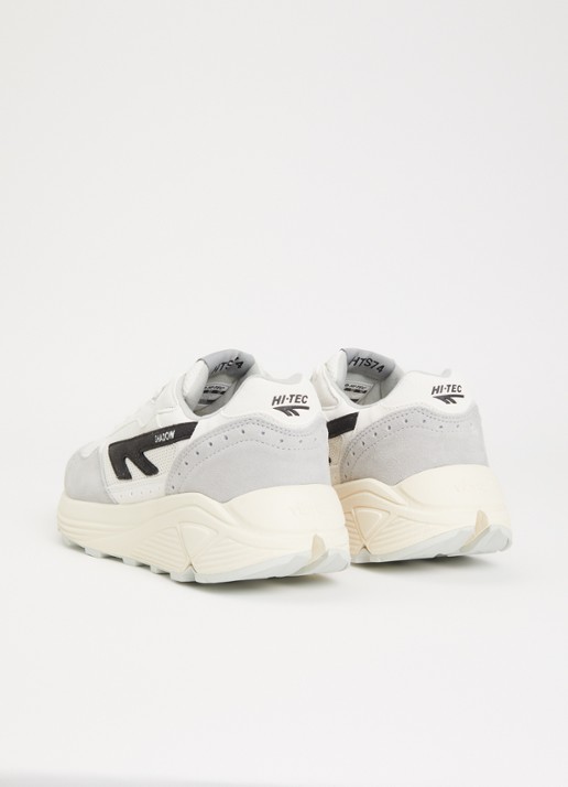 Hi-Tec HTS shadow RGS sneaker van mesh met suède details - achterkant blauwgrijs