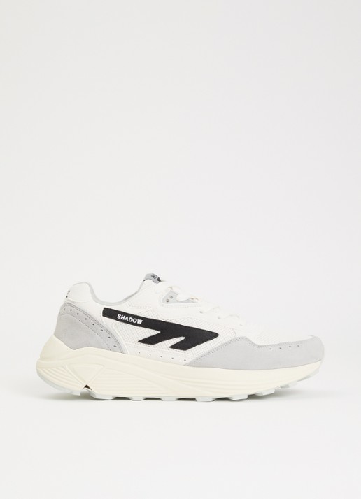 Hi-Tec HTS shadow RGS sneaker van mesh met suède details - voorkant 5 blauwgrijs