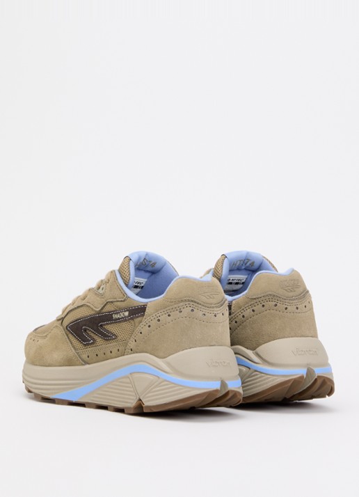 Hi-Tec HTS Shadow RGS sneaker van suède met details van mesh - achterkant zand