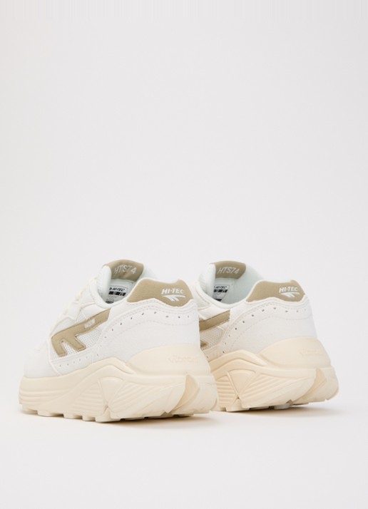Hi-Tec HTS Shadow RGS sneaker van suède met details van mesh - achterkant mosgroen