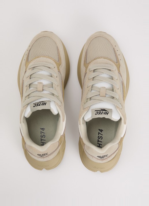 Hi-Tec HTS Shadow RGS sneaker van suède met details van mesh - detail 3 beige