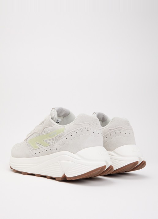 Hi-Tec HTS Shadow RGS sneaker van suède met details van mesh - achterkant 3 lichtgrijs