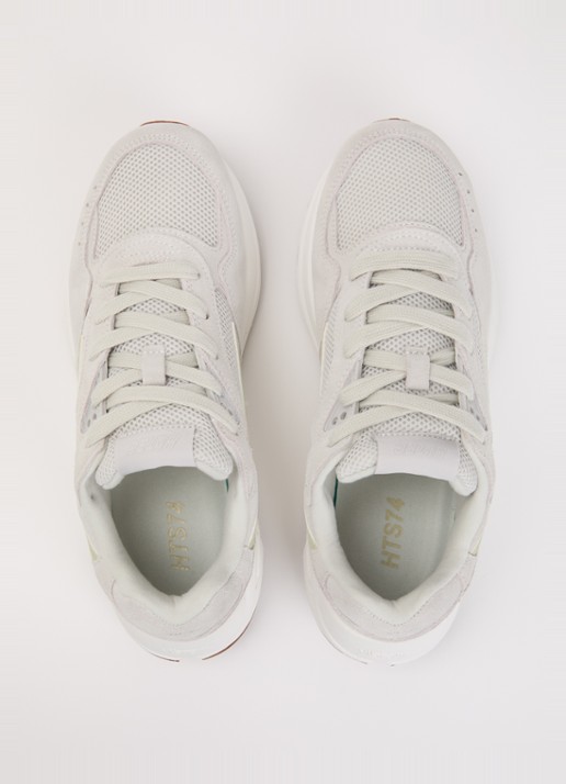 Hi-Tec HTS Shadow RGS sneaker van suède met details van mesh - detail 5 lichtgrijs