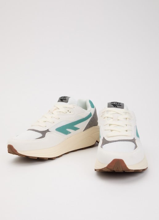 Hi-Tec HTS Shadow RGS sneaker van suède met details van mesh - detail 3 zeegroen