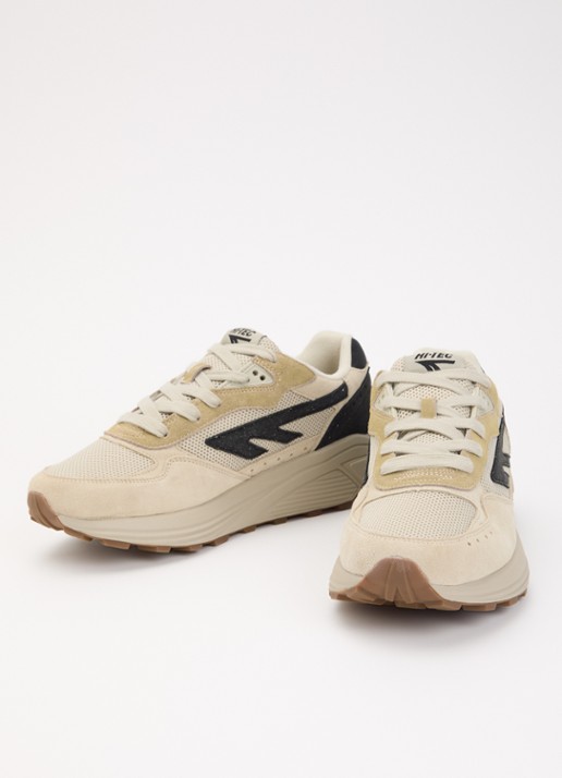 Hi-Tec HTS Shadow RGS sneaker van suède met details van mesh - detail 3 khaki