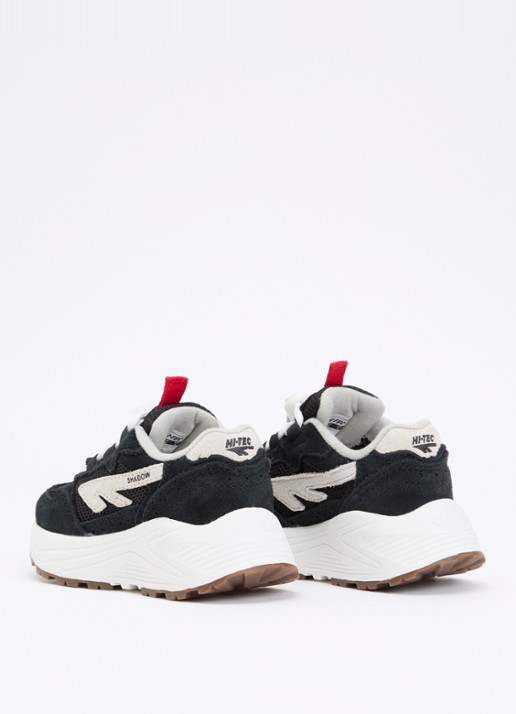 Hi-Tec HTS Shadow sneaker met suède details - achterkant zwart