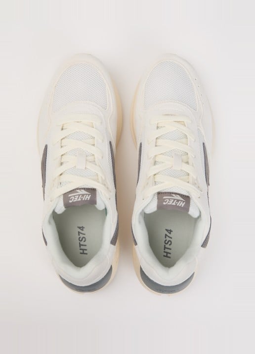 Hi-Tec Sneaker van suède met logo - detail 4 grijs
