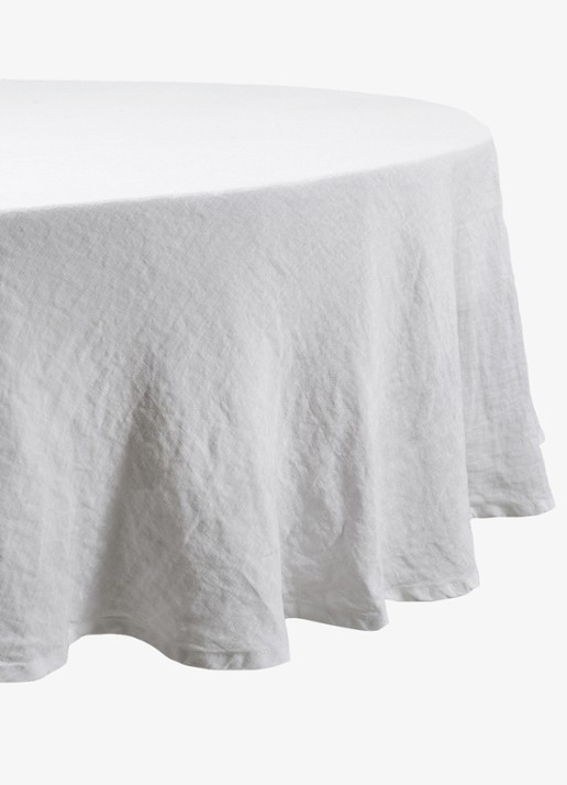 Himla Sunrise rond tafelkleed van linnen 160 cm