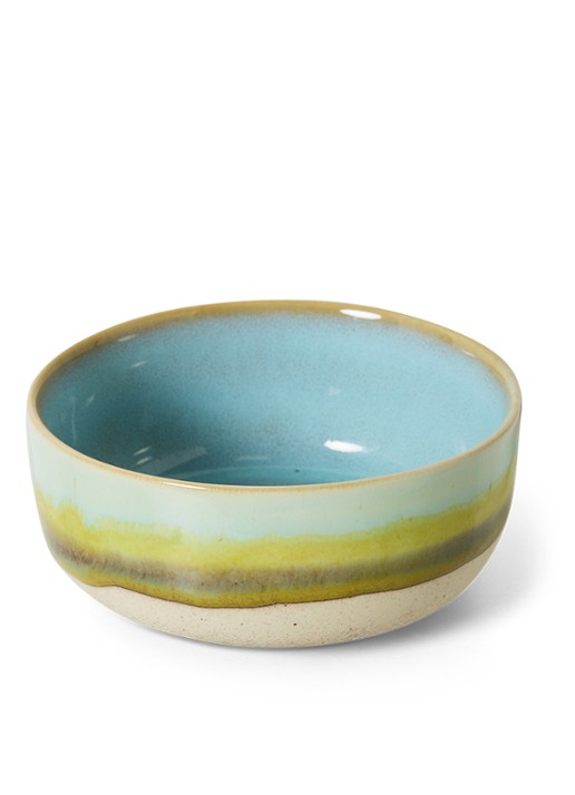 HKliving 70's Glint kom 12,5 cm - detail 3 groen