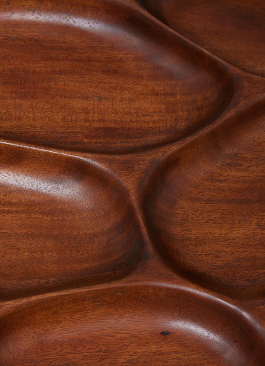 HKliving Acacia voorgerechtplank L - detail 4 bruin
