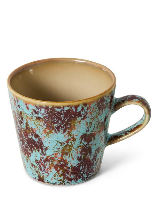 HKliving Americano mok 27 cl - detail bruin