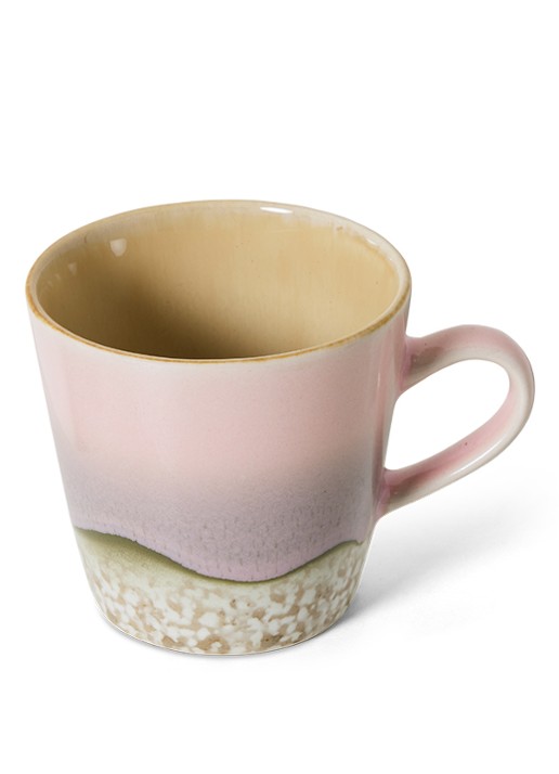 HKliving Americano mok 27 cl - detail 3 roze