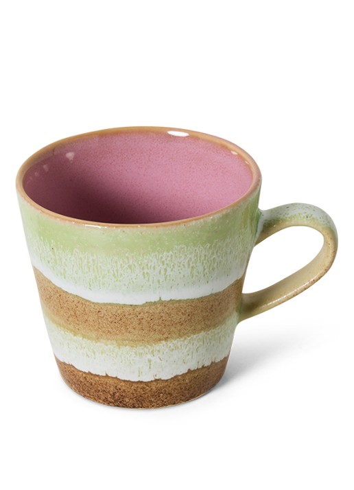HKliving Americano mok 27 cl - detail 3 roze