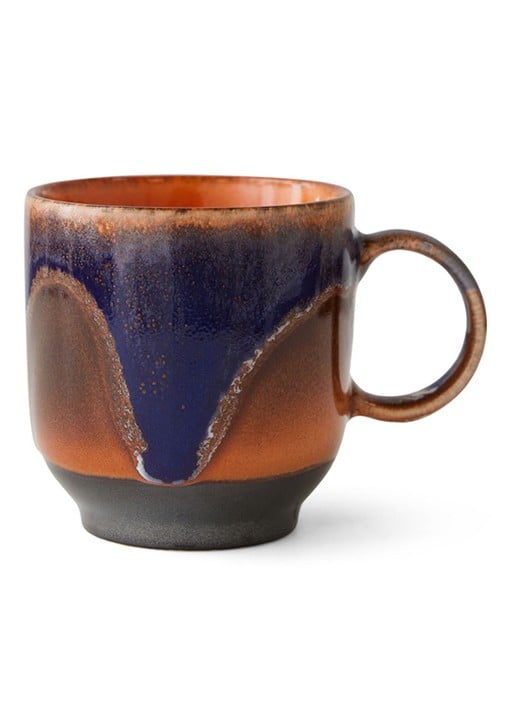 HKliving Arabica koffiekopje 23 cl - voorkant multicolor