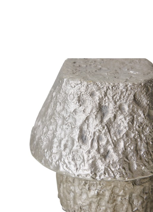 HKliving Artefact tafellamp 20 cm - voorkant 5 zilver