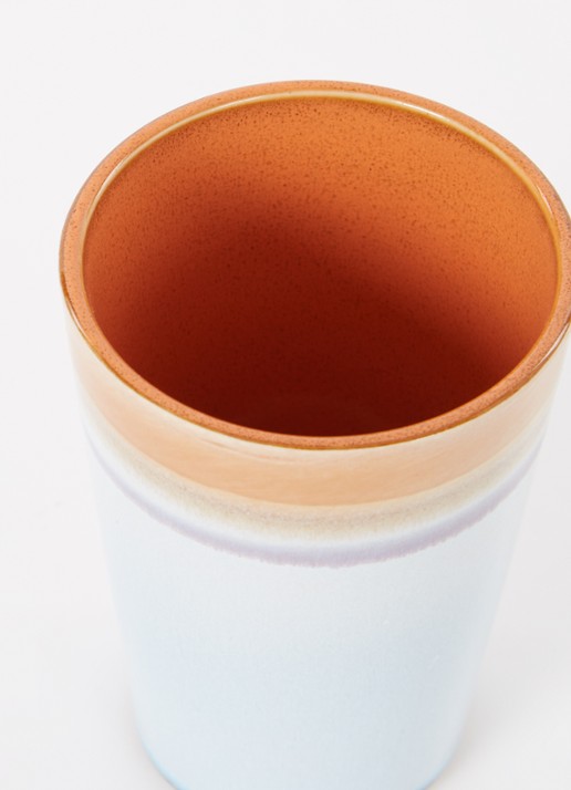 HKliving Ash koffiekopje 30 cl - voorkant 2 oranje
