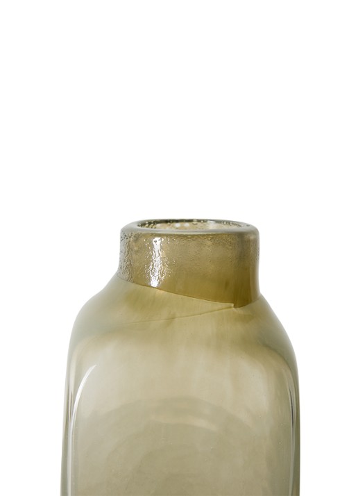 HKliving Atelier vaas 20 cm - achterkant 3 groen