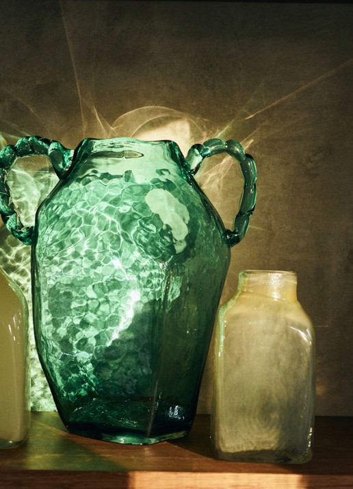 HKliving Atelier vaas 20 cm - detail 5 groen