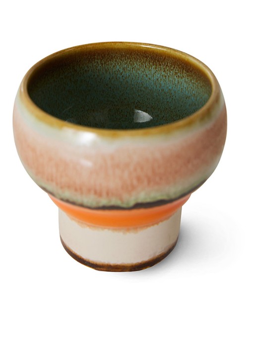 HKliving Basalt koffiekopje 24 cl set van 2 - detail 2 multicolor