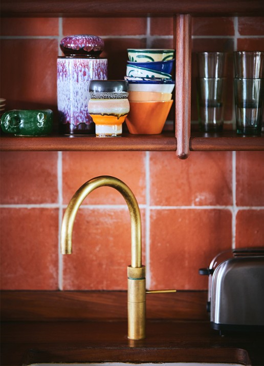 HKliving Basalt koffiekopje 24 cl set van 2 - detail 4 multicolor