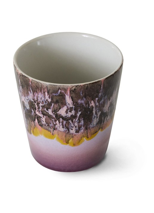 HKliving Blast koffiekopje 23 cl - voorkant 2 multicolor