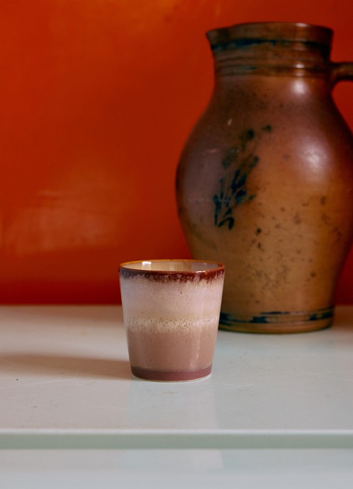 HKliving Bloom mok - achterkant roze