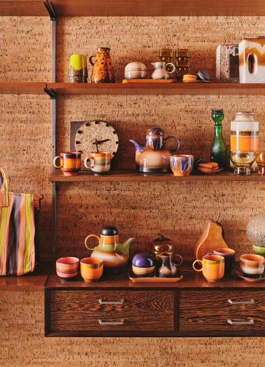 HKliving Brazil koffiekopje 23 cl set van 4 - detail 5 multicolor