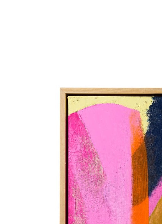 HKliving Bright Lights wandelement 25 x 31 cm - achterkant 5 roze