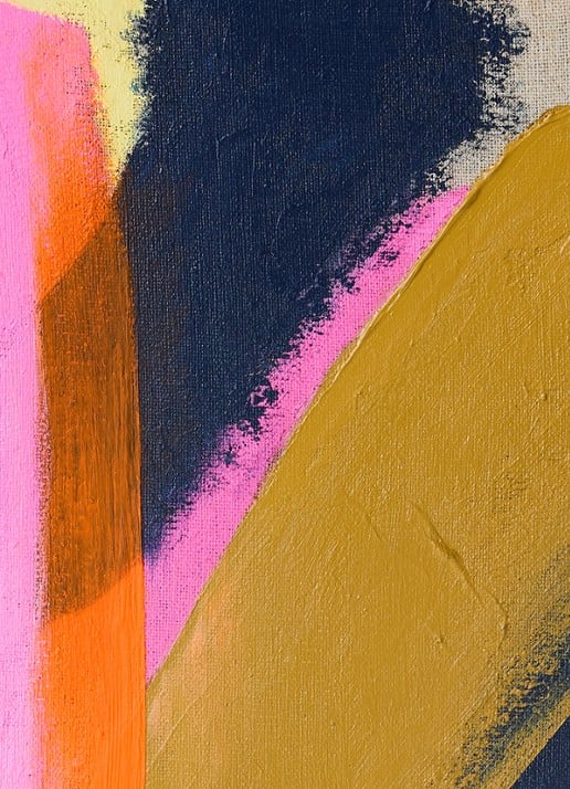 HKliving Bright Lights wandelement 25 x 31 cm - detail roze