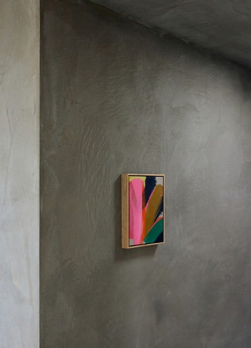 HKliving Bright Lights wandelement 25 x 31 cm - detail 2 roze
