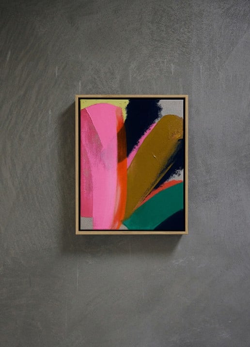 HKliving Bright Lights wandelement 25 x 31 cm - detail 3 roze