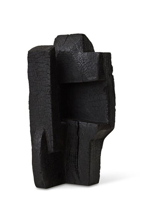 HKliving Burned ornament - voorkant 3 zwart