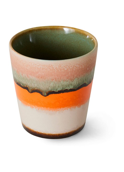 HKliving Burst koffiekopje 23 cl - voorkant 7 multicolor