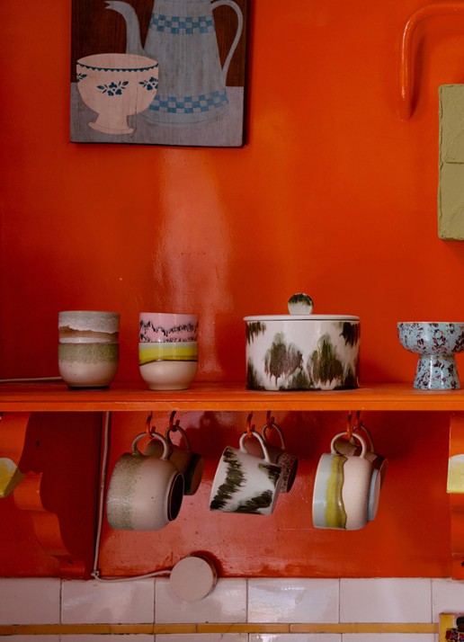 HKliving Chalk koffiekopje - detail 4 groen