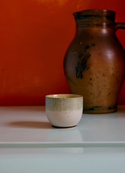 HKliving Chalk koffiekopje - voorkant 2 groen