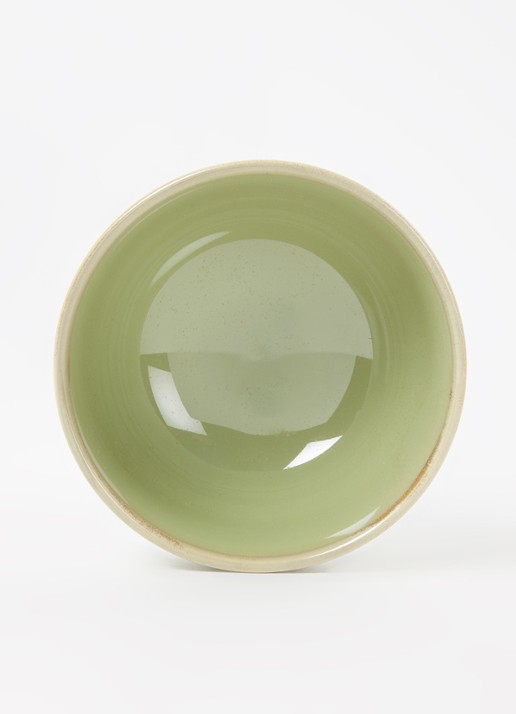 HKliving Chef ceramics kom 10,7 cm - detail mosgroen