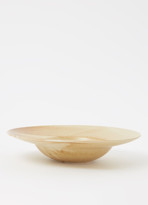 HKliving  Chef ceramics pastabord 28 cm - detail 4 okergeel
