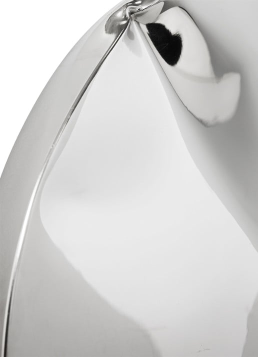 HKliving Dent wandelement 68 cm - achterkant zilver