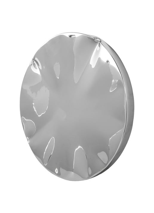 HKliving Dent wandelement 68 cm - voorkant 3 zilver
