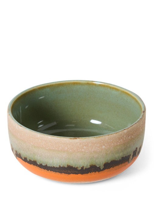 HKliving Dessert kom 12,5 cm - voorkant 2 oranje