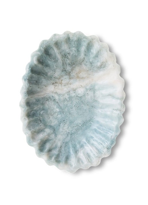 HKliving Dienblad 29 x 21,5 cm - voorkant blauw