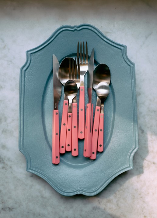 HKliving Dienblad 35,5 x 24,5 cm - achterkant blauw