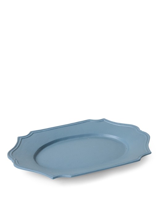 HKliving Dienblad 35,5 x 24,5 cm - voorkant 3 blauw